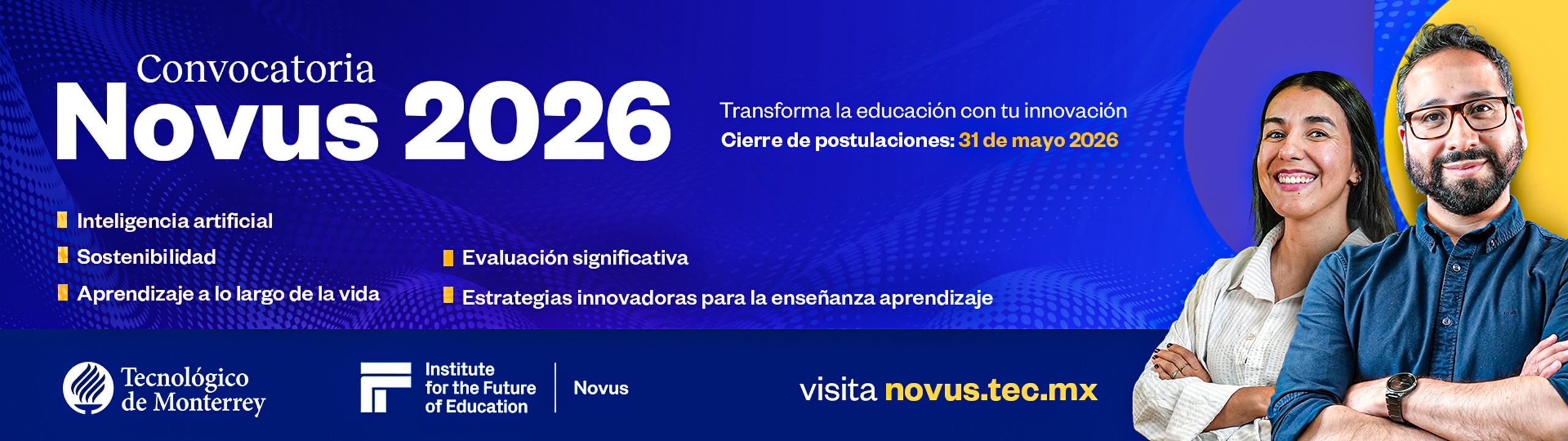 Banner Convocatoria Novus 2026