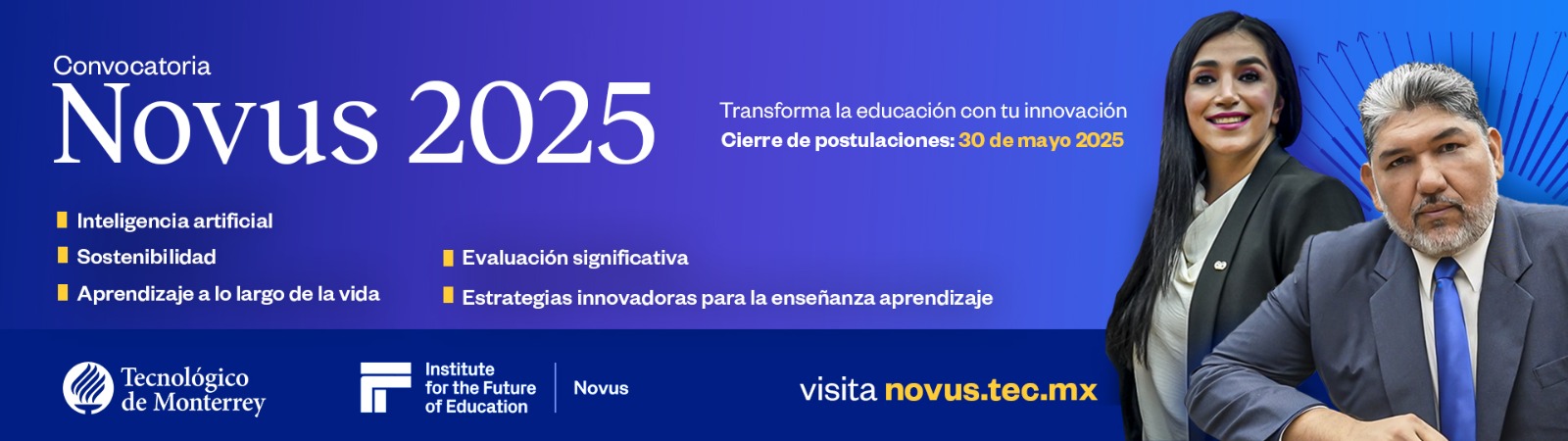 Banner Convocatoria Novus 2025